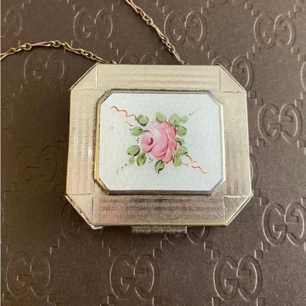 Art Deco Vintage Flapper Dance Makeup Cosmetics Compact 🌸💃🏻